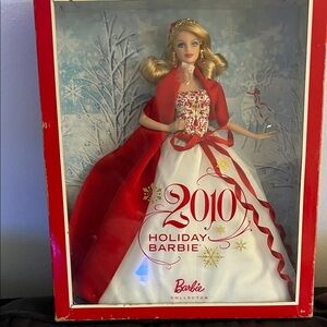 Barbie Holiday Collector Doll - Red and White Elegance